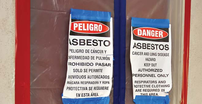 Asbestos removal, abatement and treatment.