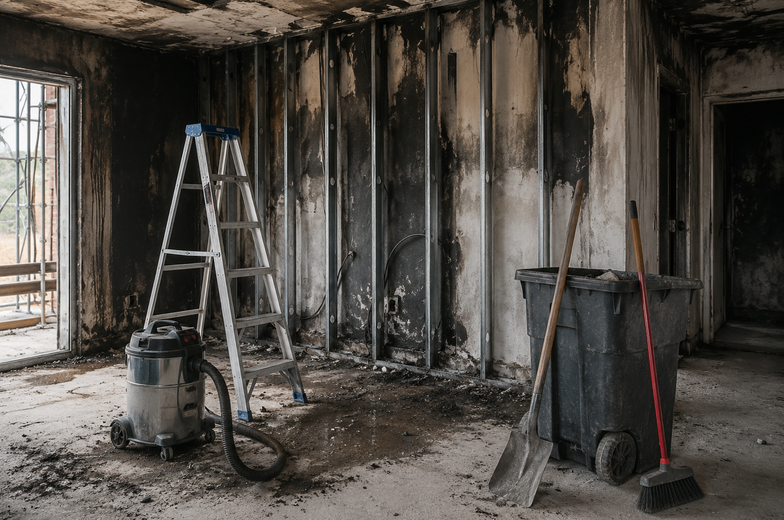 Fire and Smoke Damage Cleanup
