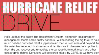 Hurricane Relief Drive