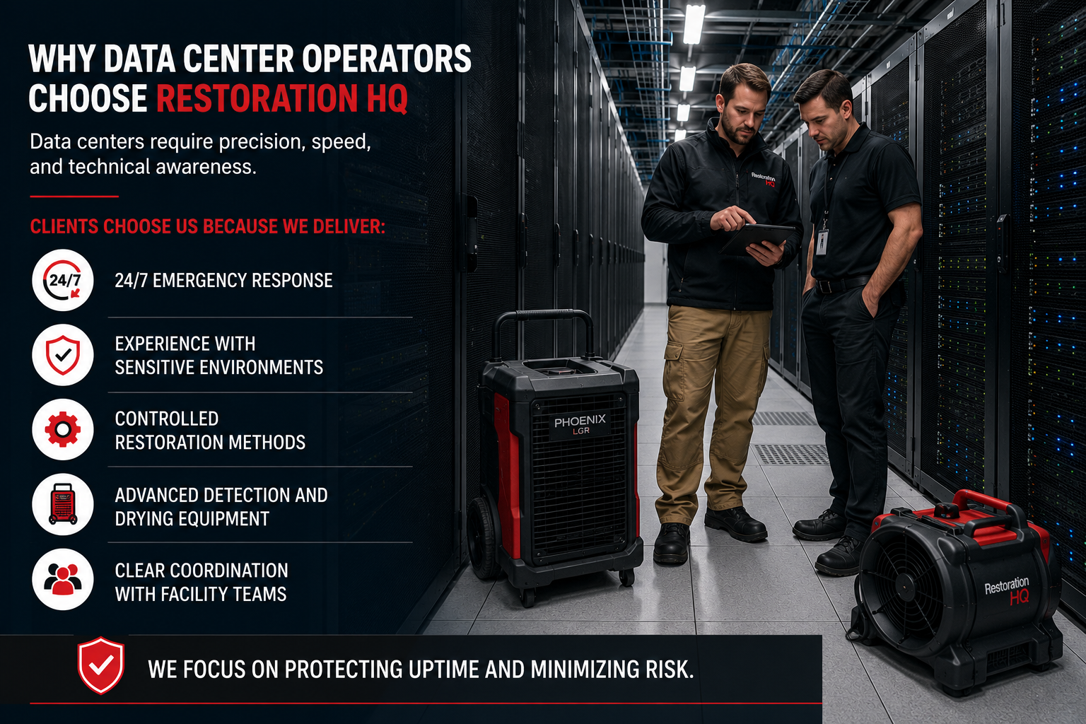 Why Data Center Operators Choose Restoration HQ